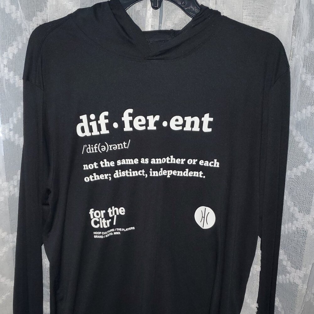 Dif-fer-ent hoop culture long sleeve for the Culture size Large